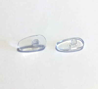 Plaquette à clipper PVC, souple, symétrique, insert Plastique (17 mm)