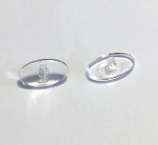 Plaquette  visser PVC souple, symtrique, insert Plastique (13 mm) 