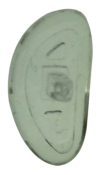Plaquette  clipper Silicone gauche-droite (15 mm)